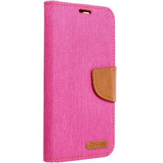 TokShop Apple iPhone 14 Plus, Oldalra nyíló tok, stand, Canvas Book, rózsaszín (125435)
