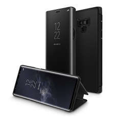 TokShop Huawei Honor 8X, Oldalra nyíló tok, hívás mutatóval, Smart View Cover, fekete (utángyártott) (RS82636)