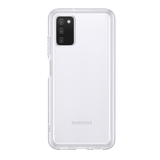 SAMSUNG Galaxy A03s SM-A037F, Szilikon tok, átlátszó, gyári (RS110995)