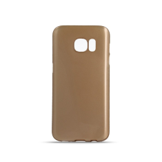 TokShop Samsung Galaxy S5 SM-G900, TPU szilikon tok, ultravékony, fényes felület, Ultra Chrome, arany (47591)