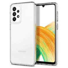 Spigen Samsung Galaxy A33 5G SM-A336B, Műanyag hátlap védőtok + szilikon keret, Ultra Hybrid, átlátszó (119031)
