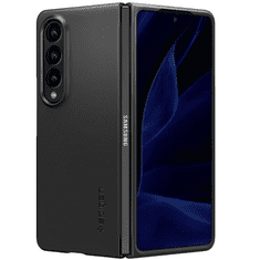 Spigen Samsung Galaxy Z Fold4 5G SM-F936B, Műanyag hátlap védőtok, Airskin, ultravékony, fekete (123919)