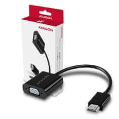 AXAGON RVH-VGN, HDMI -> VGA reduktor / adapter, FullHD, 1920*1200