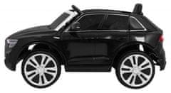 RAMIZ NOVOKIDS Audi Q8 Lift elektromos autó gyerekeknek, akkumulátorral, EVA gumikerekek, 3-8 év, Nyitható ajtók, Akkumulátor 12V, 2 sebesség, hossz 109 cm, 2 motor 390 W, Fekete