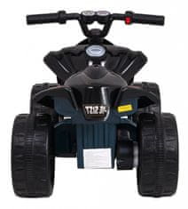 RAMIZ Novokids Mini Monster elektromos ATV akkumulátorral gyerekeknek, hossza 70 cm, 3-6 év, max 30 kg, 6V, fekete