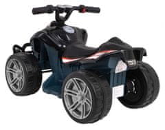 RAMIZ Novokids Mini Monster elektromos ATV akkumulátorral gyerekeknek, hossza 70 cm, 3-6 év, max 30 kg, 6V, fekete