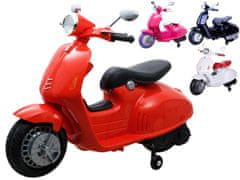 RAMIZ Retro Vespa robogó gyerek elektromos motorkerékpár - fekete színű