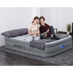 Greatstore Bestway AlwayzAire szürke kétszemélyes felfújható matrac 203x152x46 cm