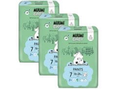 MUUMI BABY Pants 7 XL 16-26 kg (102 db), havi csomag öko-nadrágos pelenkák