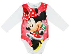 Disney Minnie Karácsonyi hosszú ujjú body 6-9 hó (74 cm)