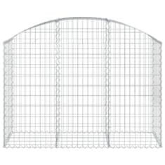 Greatstore íves horganyzott vas gabion kosár 150x50x100/120 cm