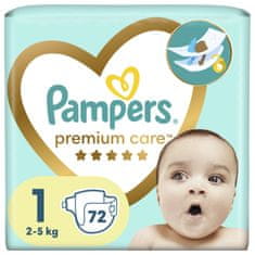 Pampers Premium Care pelenkák méret. 1 (72 pelenka) 2-5 kg