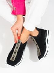 Amiatex Női tornacipő 93492 + Nőin zokni Gatta Calzino Strech, fekete, 37
