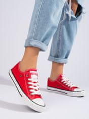 Amiatex Női tornacipő 93527 + Nőin zokni Gatta Calzino Strech, piros árnyalat, 38