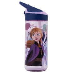 Stor Műanyag palack kihúzható szívószállal DISNEY FROZEN, Tritan 620ml, 74297