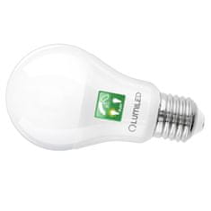 LUMILED LED izzó E27 A60 10W = 75W 1055lm 3000K Meleg fehér 200° MOZGÁS- ÉS ALKONY SZENZOR VAL