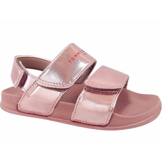 Tommy Hilfiger Szandál rózsaszín Logo Velcro Sandal