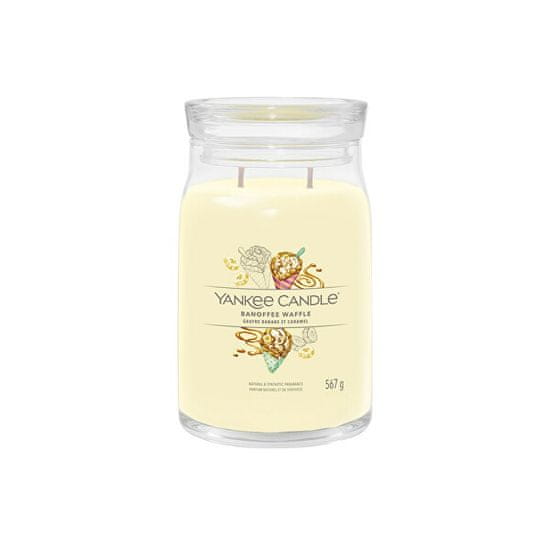 Yankee Candle Illatgyertya Signature Banoffee Waffle 567 g- nagy