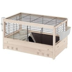 shumee CAGE ARENA 80 BLACK-klec pro morčata, 82x52x45,5 cm