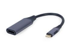 shumee GEMBIRD ADAPTÉR USB TYPU C NA HDMI S KABELEM ŠEDÝ, 15CM