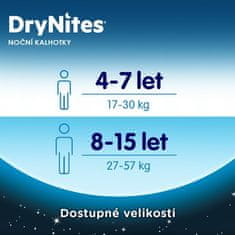 Huggies HUGGIES DryNites eldobható pelenkázó bugyi lányoknak 4-7 éves korig (17-30 kg) 10 db