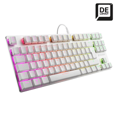 Sharkoon PureWriter TKL RGB Kailh Blue kapcsolós német billentyűzet fehér (4044951034253) (4044951034253)