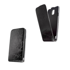 TokShop Sony Xperia T3, ProFlip Exclusive, valódi bőr, lefelé nyíló - kinyitható, fekete (60785)
