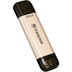 Transcend Pen Drive 128GB JetFlash 930C USB 3.2 3.2 Gen1 / 3.1 Gen1 Type-C arany (TS128GJF930C) (TS128GJF930C)