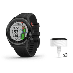 Garmin Approach S62 okosóra fekete + 3db CT10 (010-02200-02) (010-02200-02)