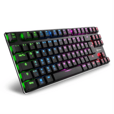 Sharkoon PureWriter TKL RGB Blue német billentyűzet USB (4044951021512) (4044951021512)