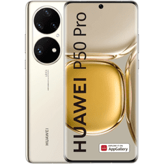 Huawei P50 Pro 8/256GB Dual-Sim mobiltelefon arany (51096VTC)