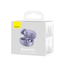 BASEUS Bowie E2 TWS Bluetooth fülhallgató lila (NGTW090005) (NGTW090005)