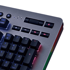 Thermaltake Tt eSports Level 20 RGB Titanium Gaming Cherry MX Blue US billentyűzet (KB-LVT-BLSRUS-01) (KB-LVT-BLSRUS-01)