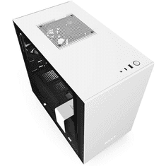 NZXT H210i táp nélküli ablakos Mini-ITX ház matt fehér-fekete (CA-H210i-W1)