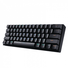 Redragon Draconic Compact RGB Wireless Brown Mechanical Tenkeyless Designed Bluetooth Gaming Keyboard Black HU (K530RGB_BROWN_HU)