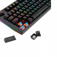 Redragon Amsa-Pro RGB V-Optical Blue Switch USB Magyar (K592RGB-PRO_BLUE_HU)