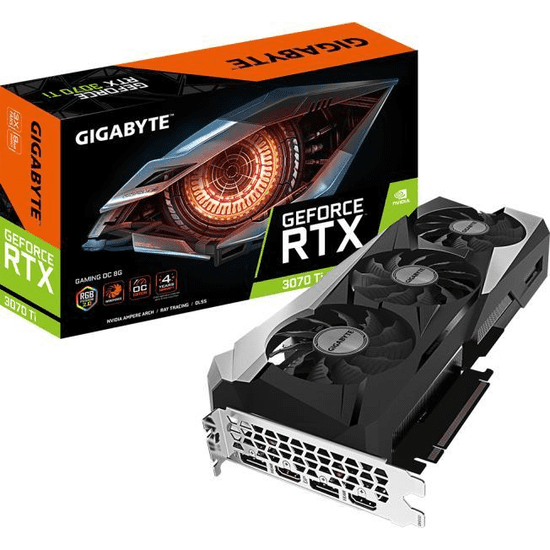 GIGABYTE GeForce RTX 3070 Ti GAMING OC 8GB GDDR6X 256bit