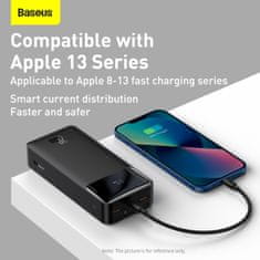 BASEUS Bipow powerbank digitális kijelzővel 30000mAh 20W PPBD050401, fekete