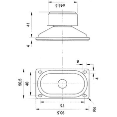 Visaton Szélessávú hangszóró SC 5.9/8 ohm937 (8006)