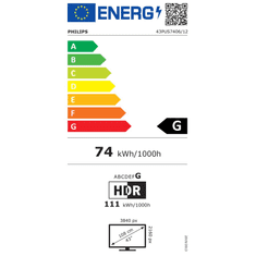 PHILIPS 43PUS7406/12 43" 4K UHD LED Smart TV (43PUS7406/12)