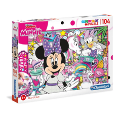 Clementoni Disney: Minnie egér 104db-os puzzle strasszkövekkel (20154) (c20154)