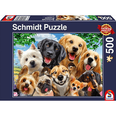 Schmidt Dog Selfie 500db-os puzzle (58390) (18897-184) (18897-184)