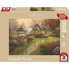 Schmidt Make a Wish Cottage, Thomas Kinkade 1000db-os puzzle (58463) (15185-184) (15185-184)