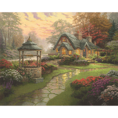 Schmidt Make a Wish Cottage, Thomas Kinkade 1000db-os puzzle (58463) (15185-184) (15185-184)