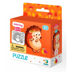 DoDo süni 16db-os puzzle színezővel (DOP300119) (DOP300119)