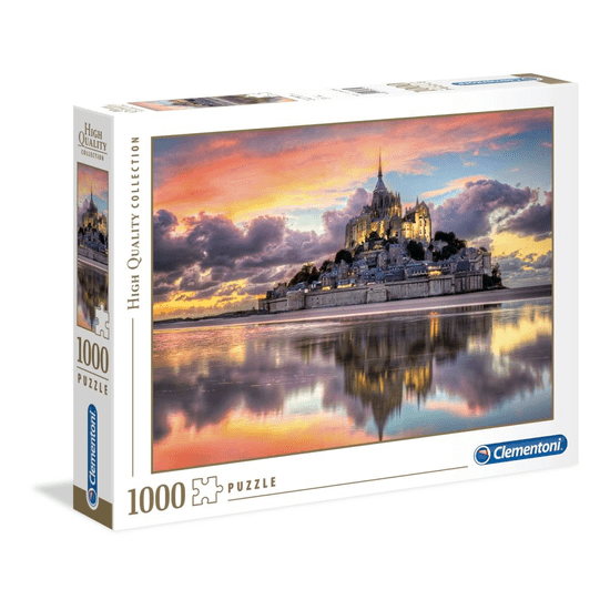 Clementoni Mont-Saint-Michel Franciaország 1000db-os puzzle (39367) (c39367)