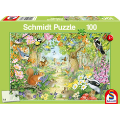 Schmidt Állatok az erdőben 100 db-os puzzle (56370) (SC19477-182)