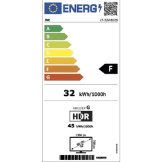 JVC LT32VH5105 32" HD Ready Smart LED TV fekete (LT32VH5105)