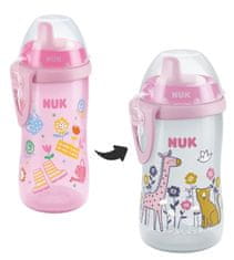 Nuk FC Itatóüveg Kiddy Cup 300ml, rózsaszín