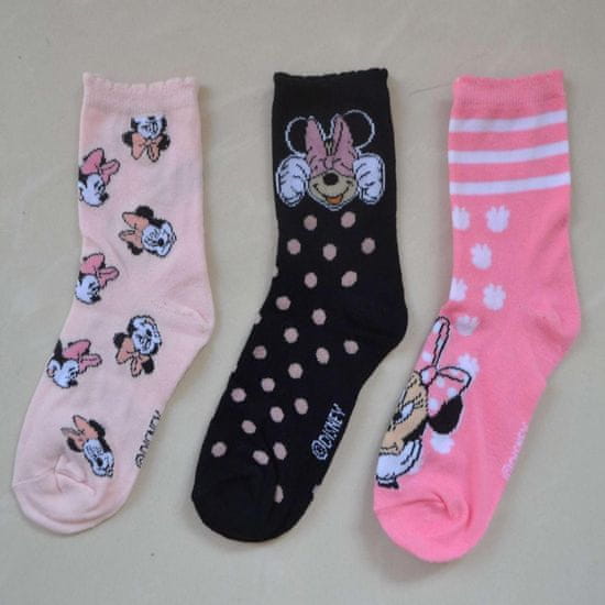 Disney Minnie egér mintás zokni szett/3db Ökotermék